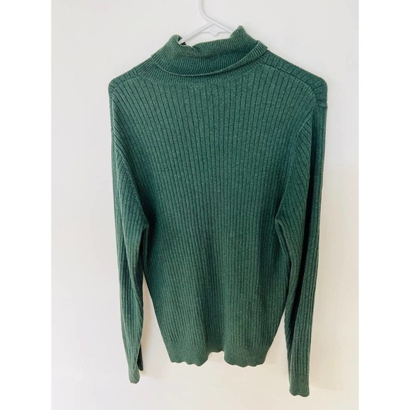 Gap Hunter Green Ribbed Turtleneck Sweater - Picture 6 of 6